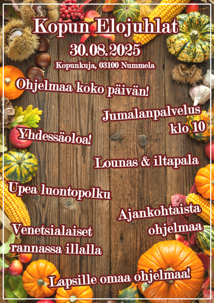 Elojuhlat 30.8.25