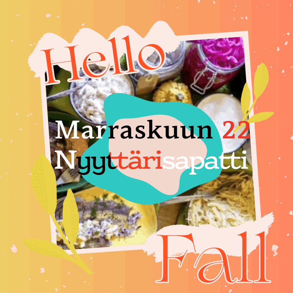 Nyyttikestit marraskuussa 22.