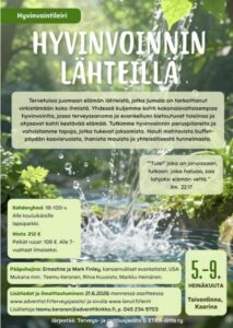 Hyvinvointi leiri Toivonlinassa