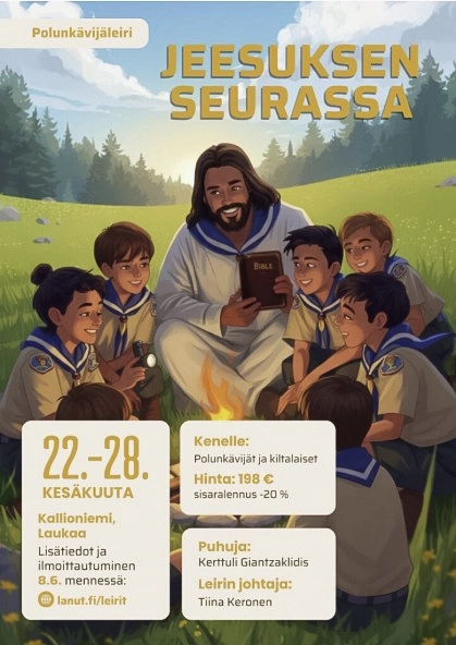 Polunkävileiri Kallioniemessä