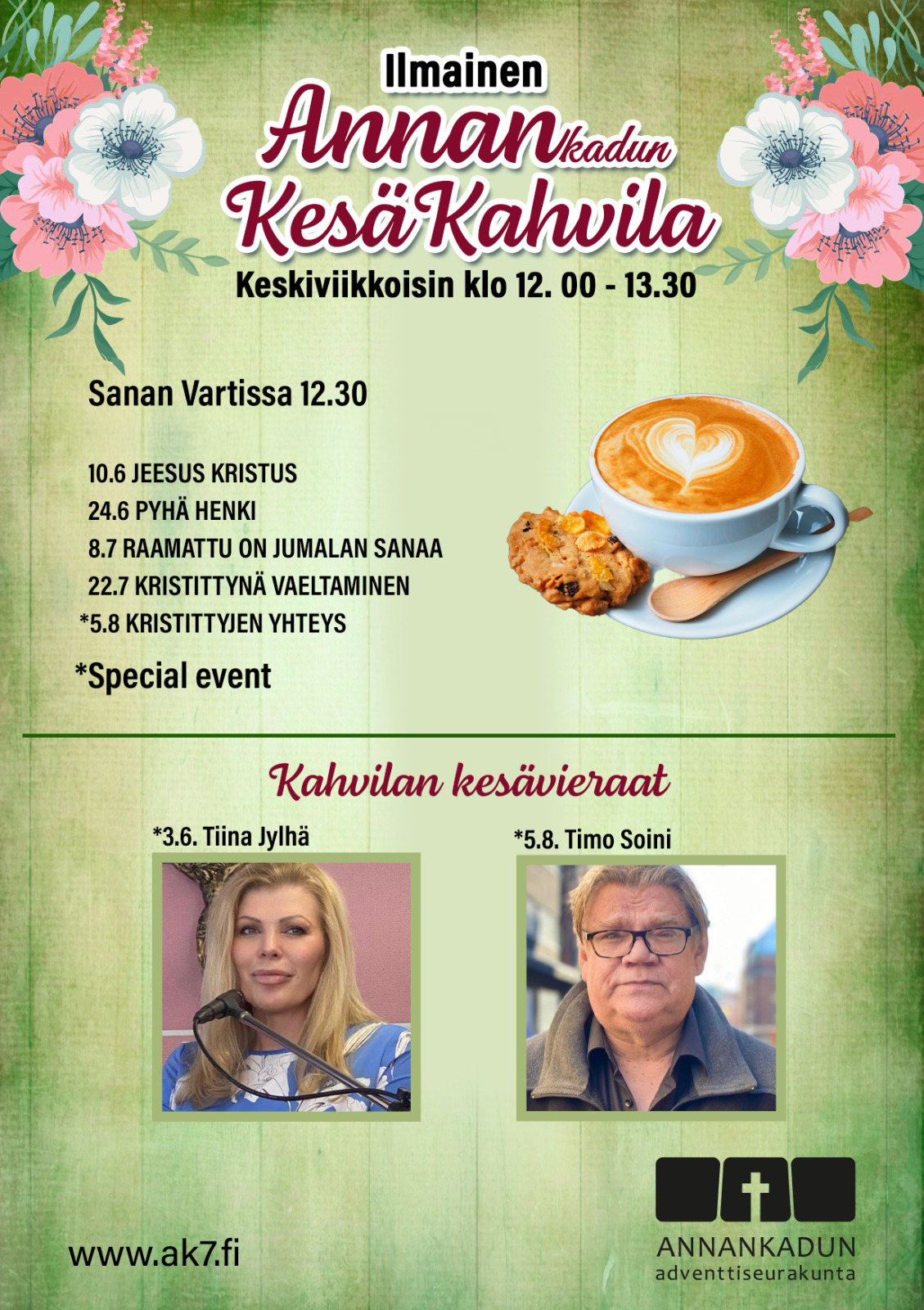 Annankadun Kesäkahvila 10.6 12-13:30